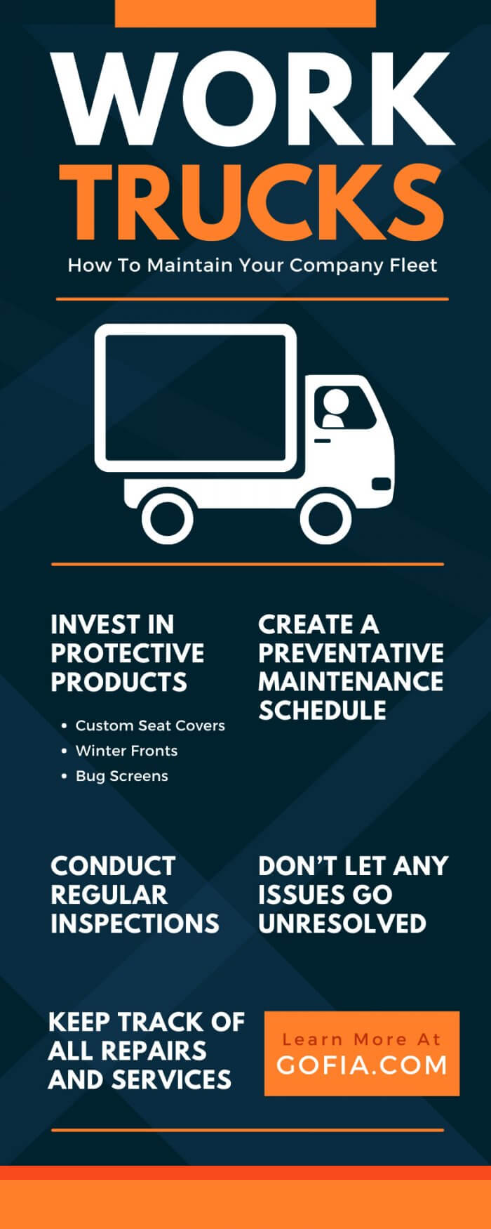 Work Trucks: How To Maintain Your Company Fleet