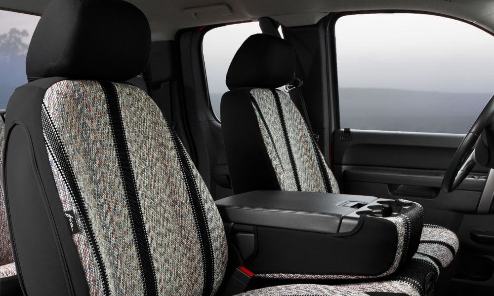 Saddle Blanket, FIA TR42-52 Black Custom Fit Rear Seat Cover Split Seat 40/60 Black 