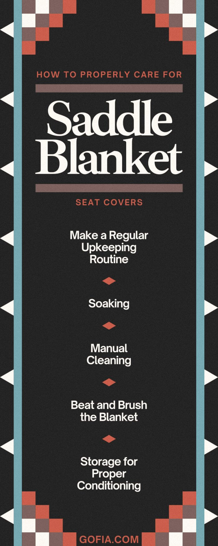 How To Properly Care for Saddle Blanket Seat Covers