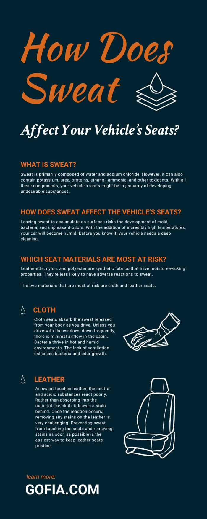 How Does Sweat Affect Your Vehicle’s Seats?