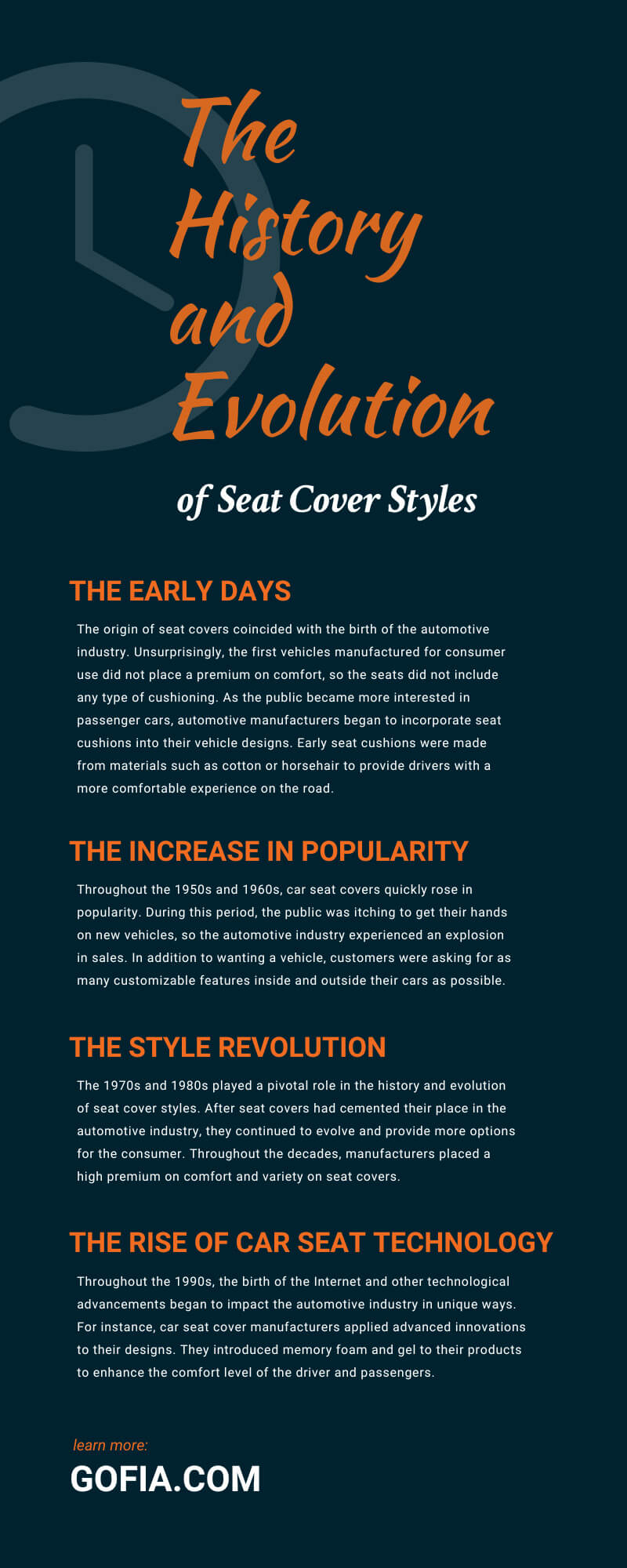 The History and Evolution of Seat Cover Styles