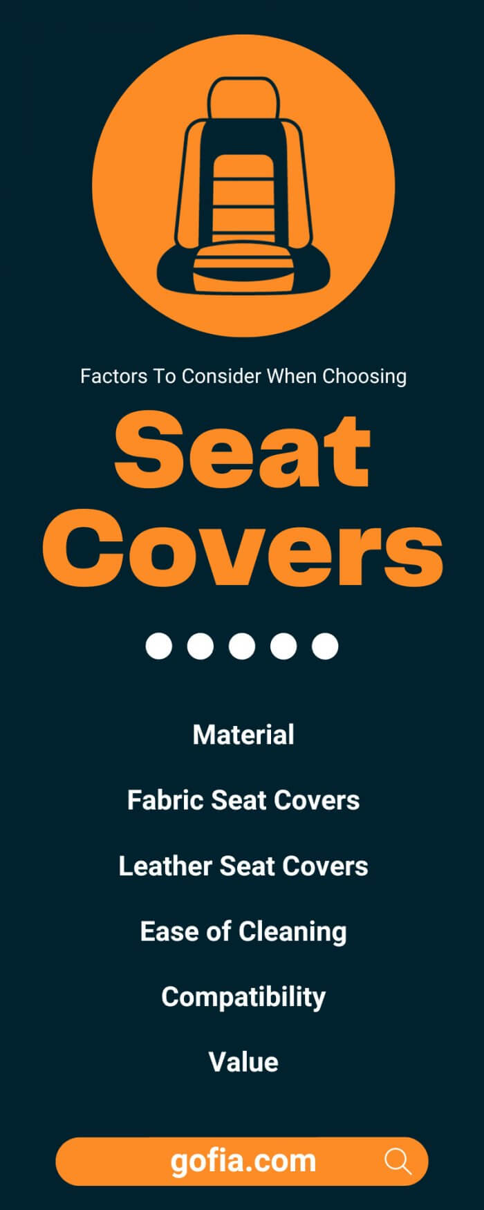 Factors To Consider When Choosing Seat Covers